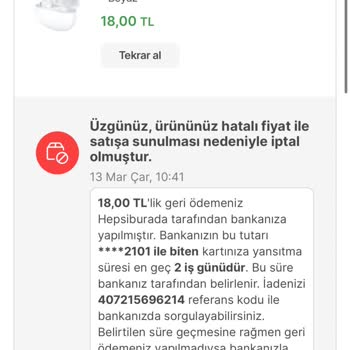 Hepsiburada Aldığım Ürünü Göndermiyorlar