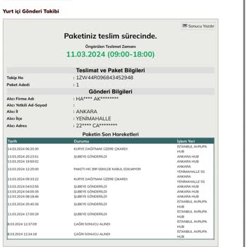 UPS Yalancı Kargo Şirketi Kapatın