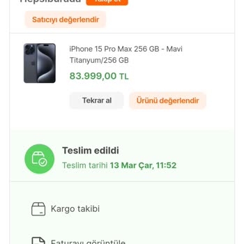 Hepsiburada Güvenilir Değil Ürünümü Gereksiz Yere İptal Edemezsin!
