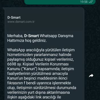 D Smart Hizmetinden Memnun Kalmadım