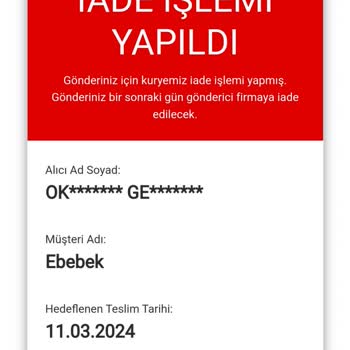 AGT Kurye (aynigunteslim.com) 1 Aydır Ürünüm Teslim Edilmedi Ebebek Ve AGT Kargodan Şikayetçiyim