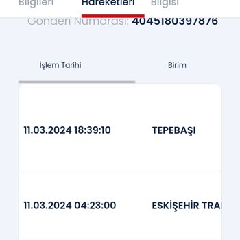 Aras Kargo Tepebaşı Şubesi Kargo Teslim Etmemeleri