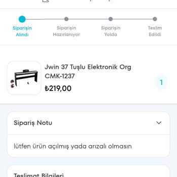 A101 Siparişimi İptal Ettirdiler