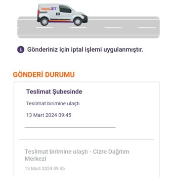 Hepsijet Cizre Acentesi İşini Düzgün Yapmıyor