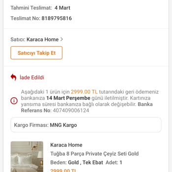 Trendyol Siparişimde Yaşanan Kargo Ve Bilgilendirme Sorunu