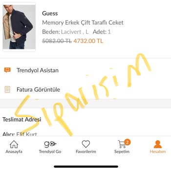 Guess Sürekli Yanlış Ürün Gönderiyor