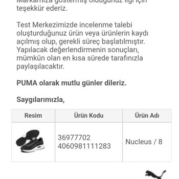 Puma Pişmanlıktır. Okumadan Geçmeyin