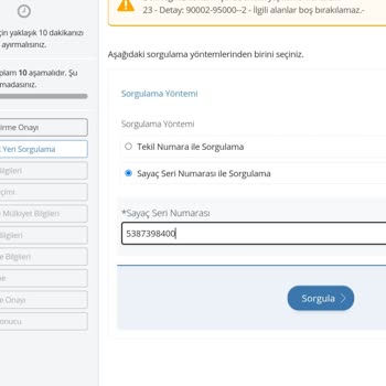 CK Boğaziçi Elektrik 'Belirttiğiniz Konum İçin Abonelik Yapılamamaktadır.' Hatası