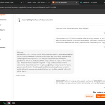 Hepsijet Delivery Delay Issue