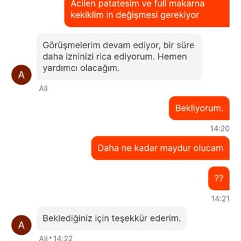 Tavuk Dünyası Ve Siparişi Dikkate Almaması Ve Ürünü Kusurlu Göndermesi