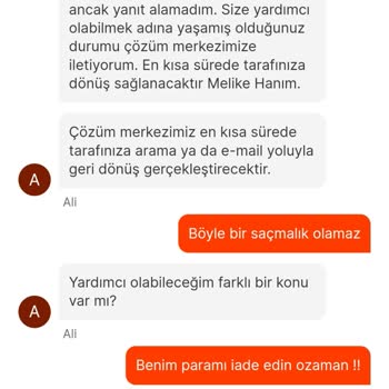 Tavuk Dünyası Ve Siparişi Dikkate Almaması Ve Ürünü Kusurlu Göndermesi