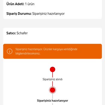 Vodafone Her Şey Yanımda 1 Aydır Kargolanmayan Ürün Ve Erişilemeyen Satıcı Sorunu
