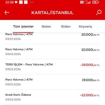 Akbank Para Ters İşlem Sorunu, İlgi Sıfır