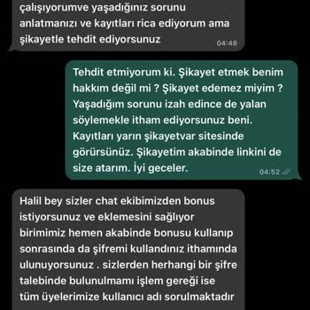 Extrabet Rızam Dışında Profilime Giriş Yaparak İşlem Yaptı.