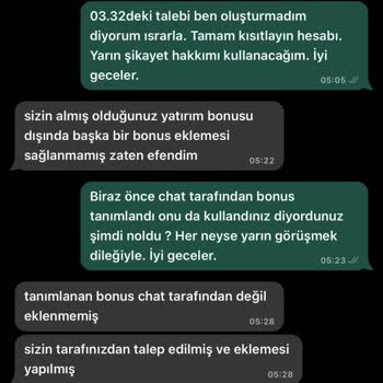 Extrabet Rızam Dışında Profilime Giriş Yaparak İşlem Yaptı.