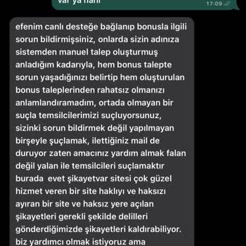 Extrabet Rızam Dışında Profilime Giriş Yaparak İşlem Yaptı.