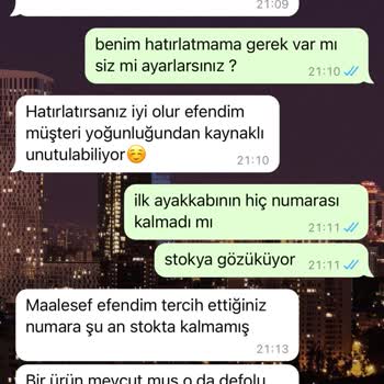 Sneakersonline.tr Satın Aldığım Ürün Gecikti Ve İletişim Sorunu Yaşadım
