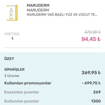 Watsons İade Paramı Eksik Verdiler