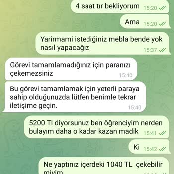 Görev Yap Para Kazan Tgp Den Şikayet Çiyim Paramı Vermiyorlar
