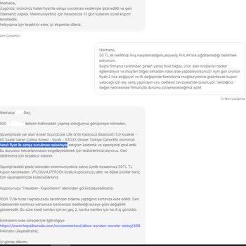 Hepsiburada Satıcı Firma Tarafından Ürün Satış İptali!