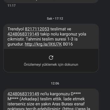 Aras Kargo Herhangi Bir Arama Olmadan Bilgim Dışında Başka Bir Yere Teslim
