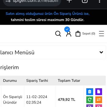 Spigen Türkiye Gelmek Bilmeyen Telefon Kılıfı