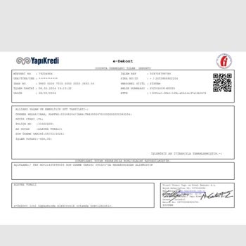 Yapı Kredi Bankası Hesabımdan Habersiz 600 TL Para Çekti!