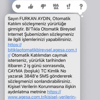 AgeSA Hayat ve Emeklilik İznim Olmadan Onay