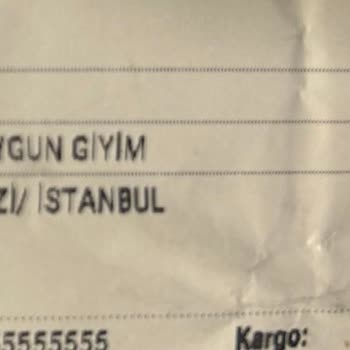 Modamsizinle (Instagram) Instagram Şeffaf Kargo Siparişi