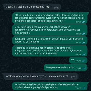 Trendevi Paramı İade Etmiyor