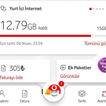 Vodafone Farklı Fatura Uygulaması