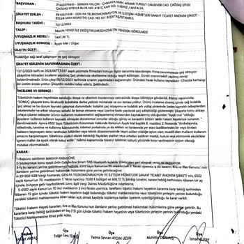 Genpa Mahkeme Kararına Uymayan Şirket İle Yaşadığım Servis Sorunu