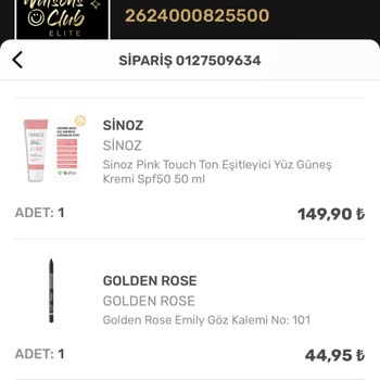 Watsons Eksik Gönderilen Ürün Tarafıma Gönderildi Diye Sunulması