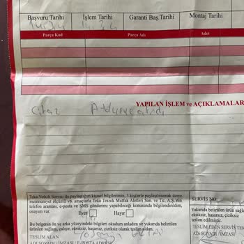 Teka DFI46700 Bulaşık Makinem 2 Ay Dolmadan Bozuldu