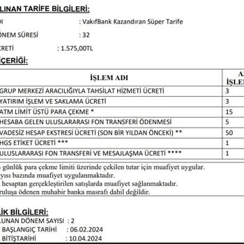 VakıfBank'tan Maaş Müşterisine Zorunlu Kazandıran Tarife Satışı!