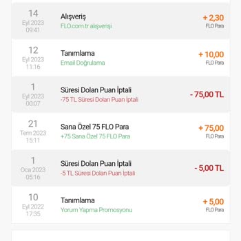 FLO Ayakkabı FLO Puanları Siliyor.