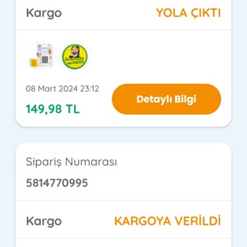 ebebek E Bebekten Aldığım Urunu Bana Göndermediler