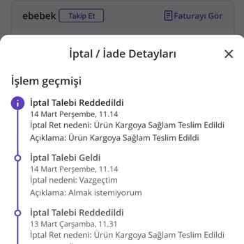 E-bebek Çözüm Alamadım