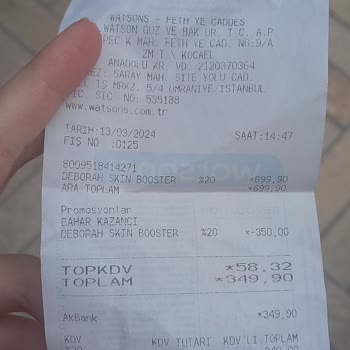 Watsons Ürünümü İade Kabul Etmiyor