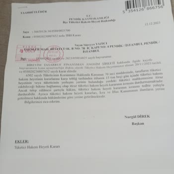 Birarabam Birevim Tasarruf Finansmanı Mağduruyum