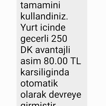 Vodafone Tarafıma, Bilgim Dışında Yüklenen Limit Aşım İadesi Hakkımda