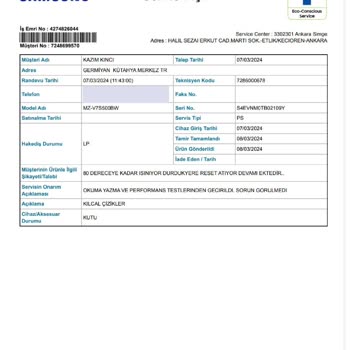 Samsung SSD Aşırı Isınma Problemi