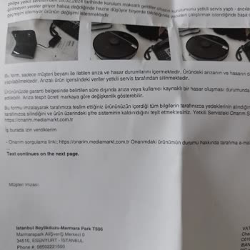 Marmara Park Media Markt Satış Sonrası Mağduriyeti.