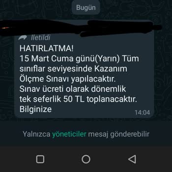 Milli Eğitim Bakanlığı (MEB) Devlet Okulunda Sınav Ücreti!