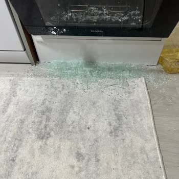 Kumtel Ankastre Fırın Camı Patladı