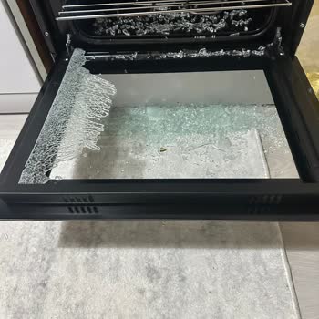 Kumtel Ankastre Fırın Camı Patladı