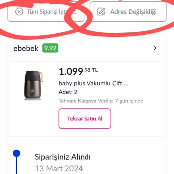Pazarama Sipariş Sonrası Destek