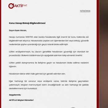 Aktif FX Yatırım Vaadiyle Kaybettiğim Binlerce Dolar