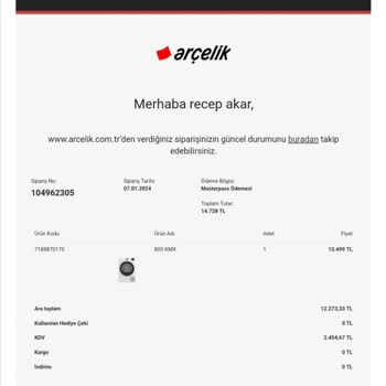 Arçelik Ek Garanti Hk