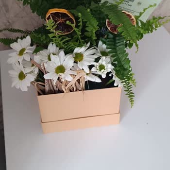 Çiçek Sepeti Soluk Ve Görsel Dışı Çiçekler